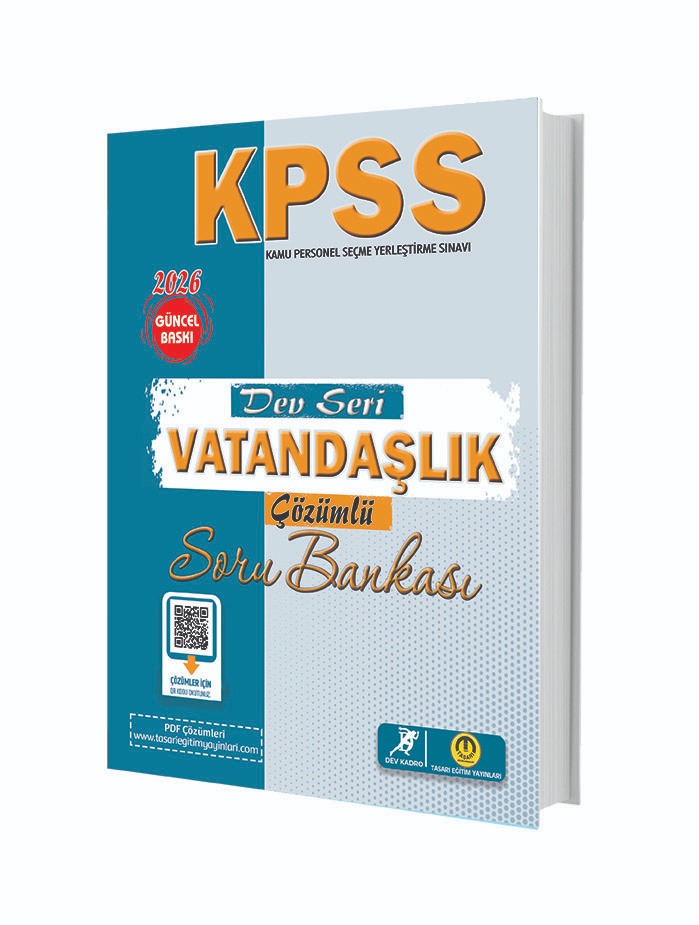 2026/KPSS DEV SERİ VATANDAŞLIK ÇÖZÜMLÜ SORU BANKASI
